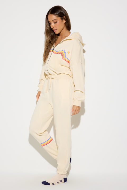 Cali Stripe Apres Jumpsuit