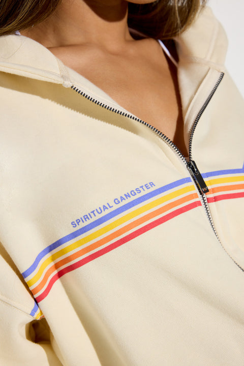 Cali Stripe Apres Jumpsuit