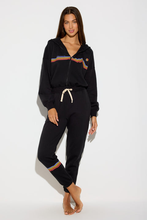 Cali Stripe Apres Jumpsuit