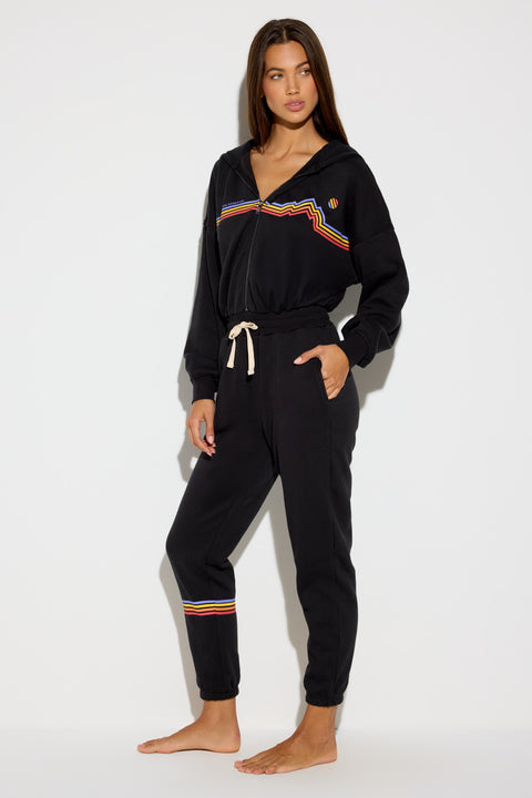 Cali Stripe Apres Jumpsuit