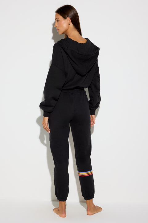 Cali Stripe Apres Jumpsuit