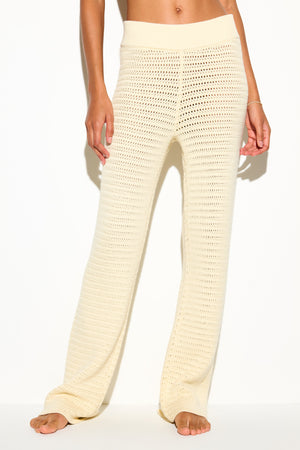 Halston Crochet Pant
