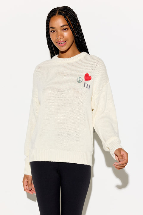 Power Of Love Mantra Sweater