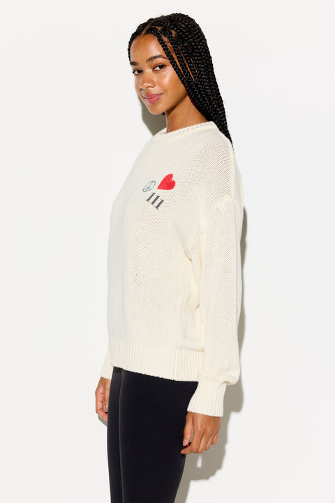 Power Of Love Mantra Sweater