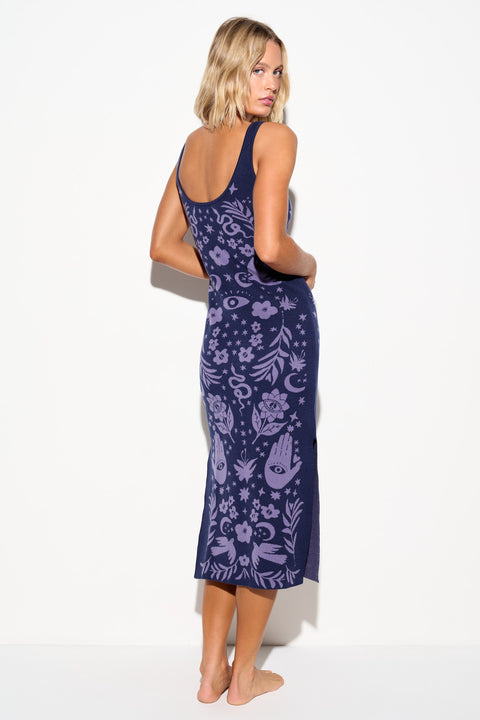 Spiritual Gangster | Spring Harmony Yasmin Dress in Indigo