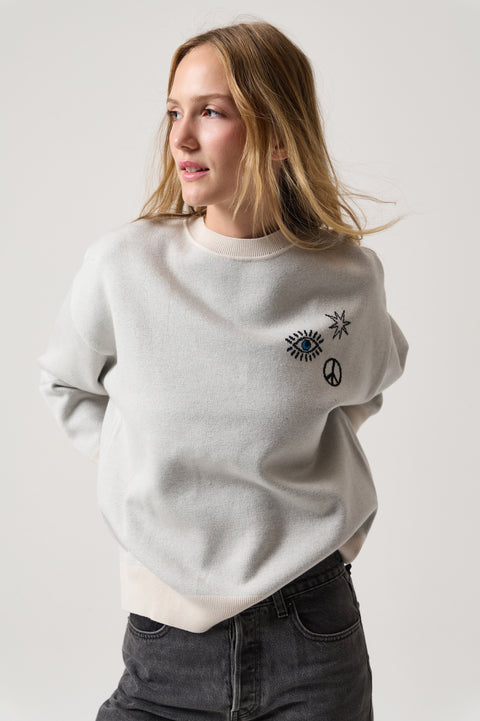 Cosmic Vibes Banks Sweater