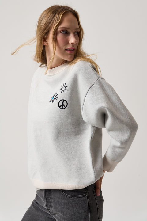 Cosmic Vibes Banks Sweater