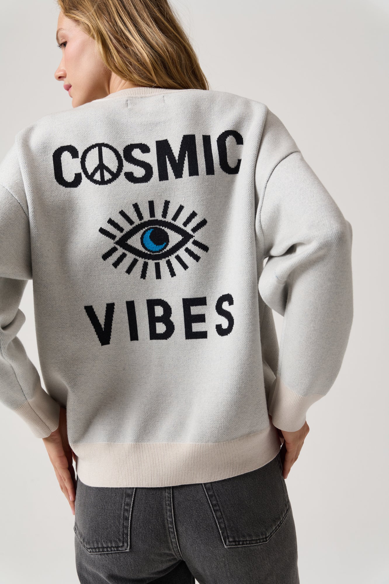 Shop the Cosmic Vibes Banks Sweater for Women | Spiritual Gangster