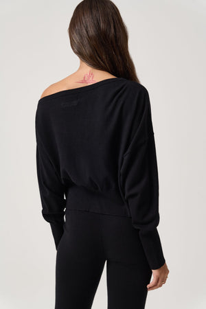LuxeKnit Jules Off The Shoulder Sweater