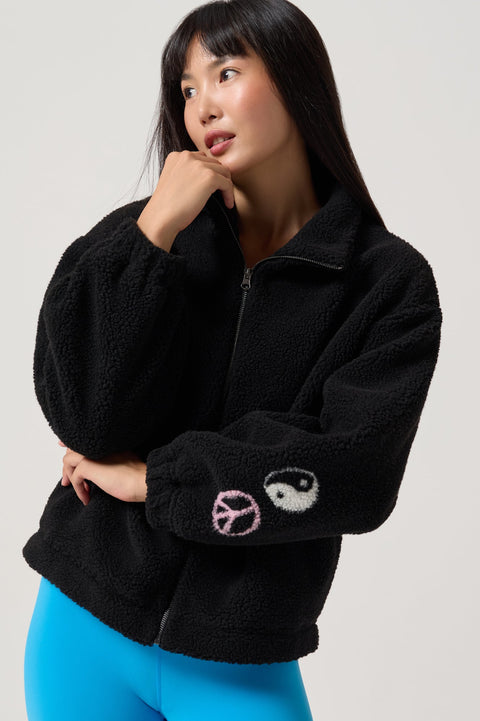 Night Life Addison Sherpa Jacket