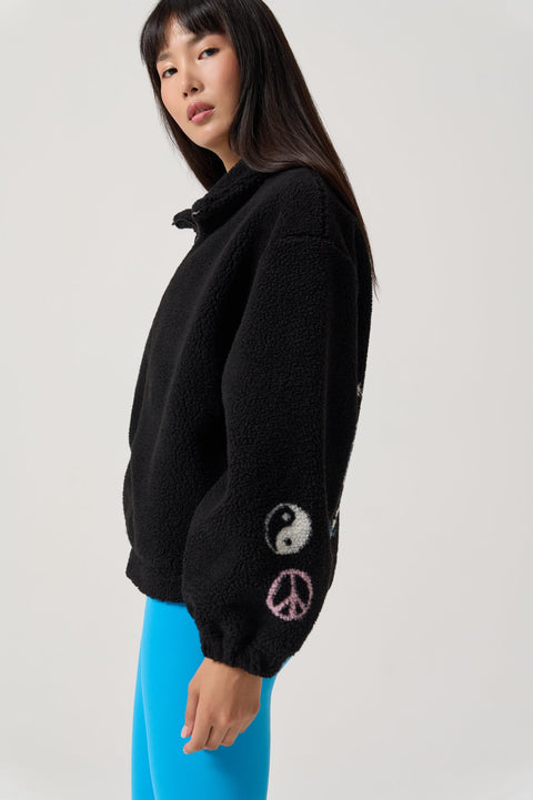 Night Life Addison Sherpa Jacket