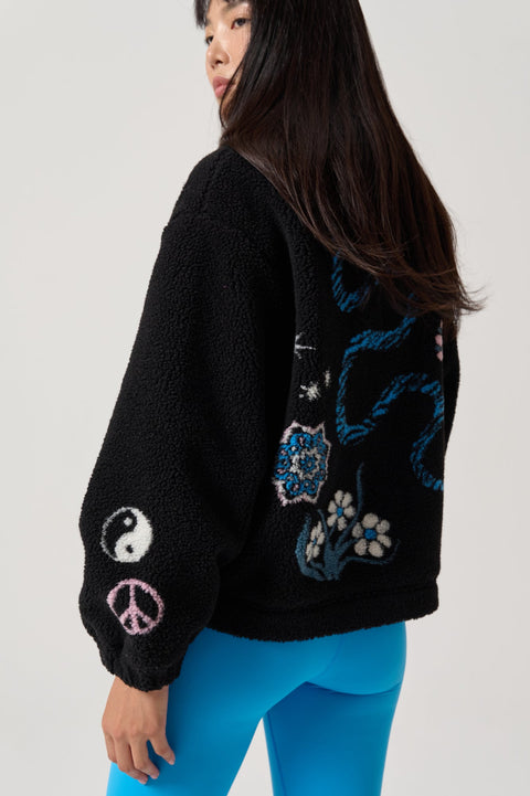 Night Life Addison Sherpa Jacket