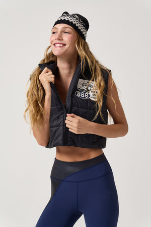 Cosmic Patch Club Stella Puffer Vest