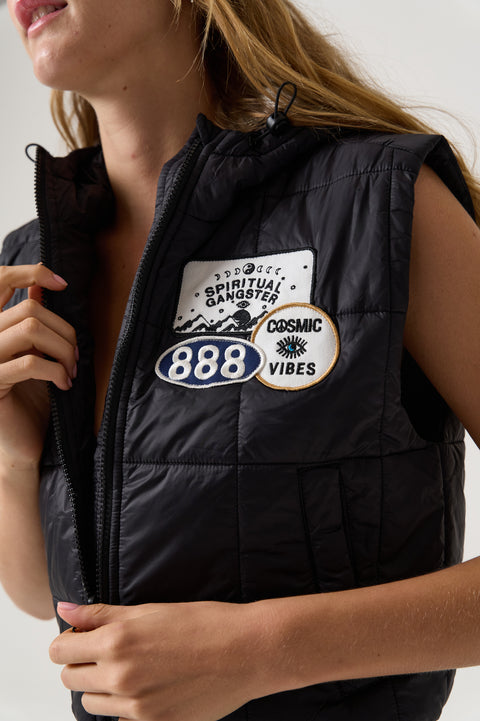 Cosmic Patch Club Stella Puffer Vest