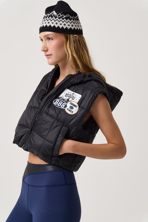 Cosmic Patch Club Stella Puffer Vest