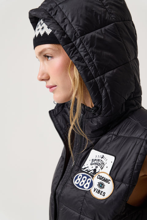 Cosmic Patch Club Stella Puffer Vest