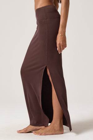 Zen Rib Mia Maxi Skirt