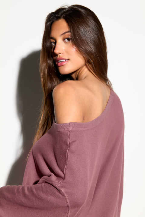 Bella Off Shoulder Sweatshirt