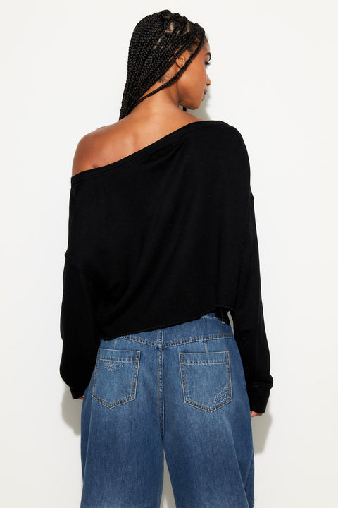 Bella Off Shoulder Sweatshirt