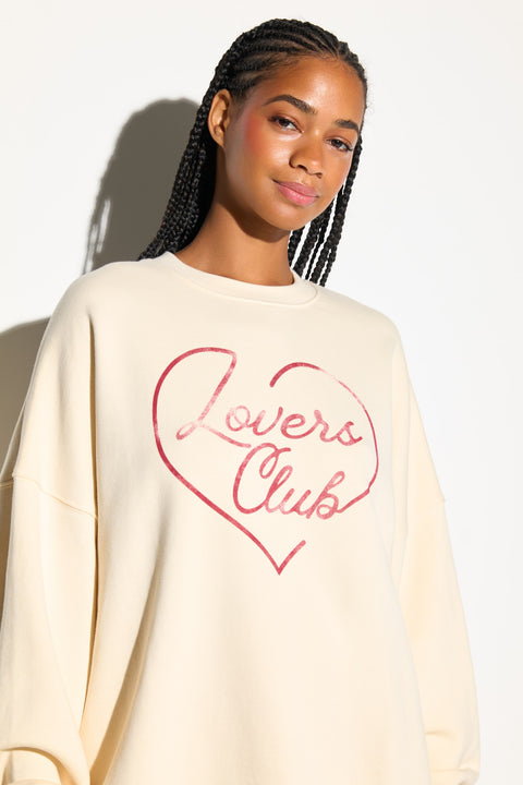 Lovers Boyfriend Crew Sweatshirt