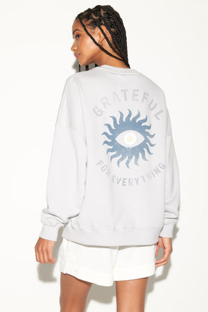 Grateful Eye Boyfriend Sweatshirt