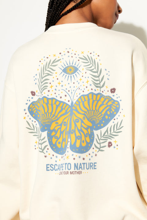 222 Butterfly La Brea Crew Sweatshirt