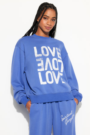 Love La Brea Crew Sweatshirt