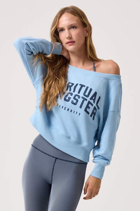 La Vida Off The Shoulder Sweatshirt