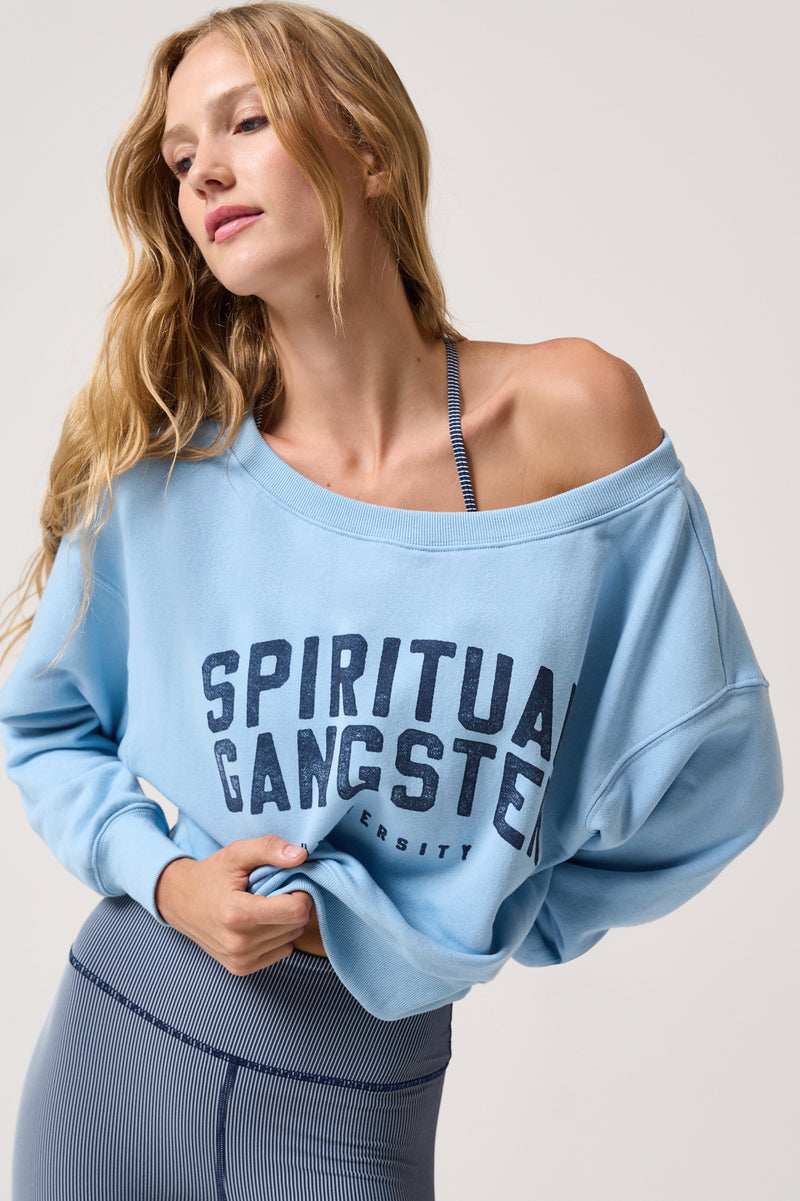 La Vida Off The Shoulder Sweatshirt