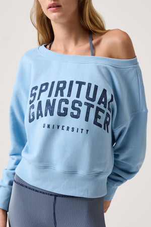 La Vida Off The Shoulder Sweatshirt