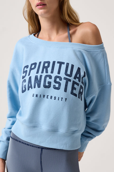 La Vida Off The Shoulder Sweatshirt