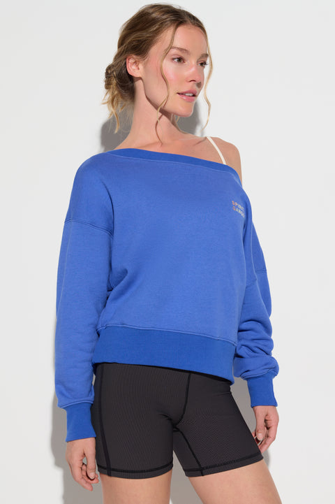 SG La Vida Off Shoulder Sweatshirt