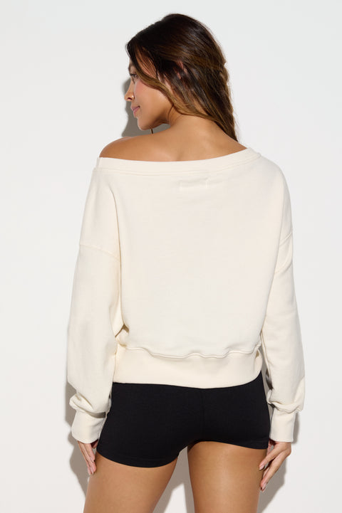 SG La Vida Off Shoulder Sweatshirt