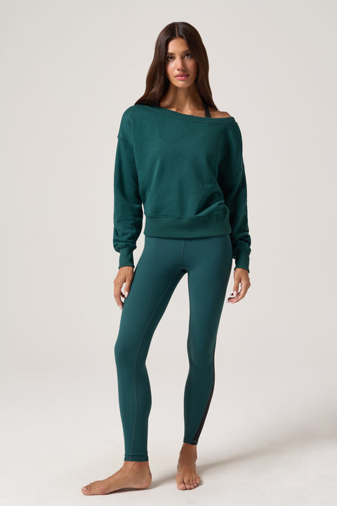 La Vida Off The Shoulder Sweatshirt