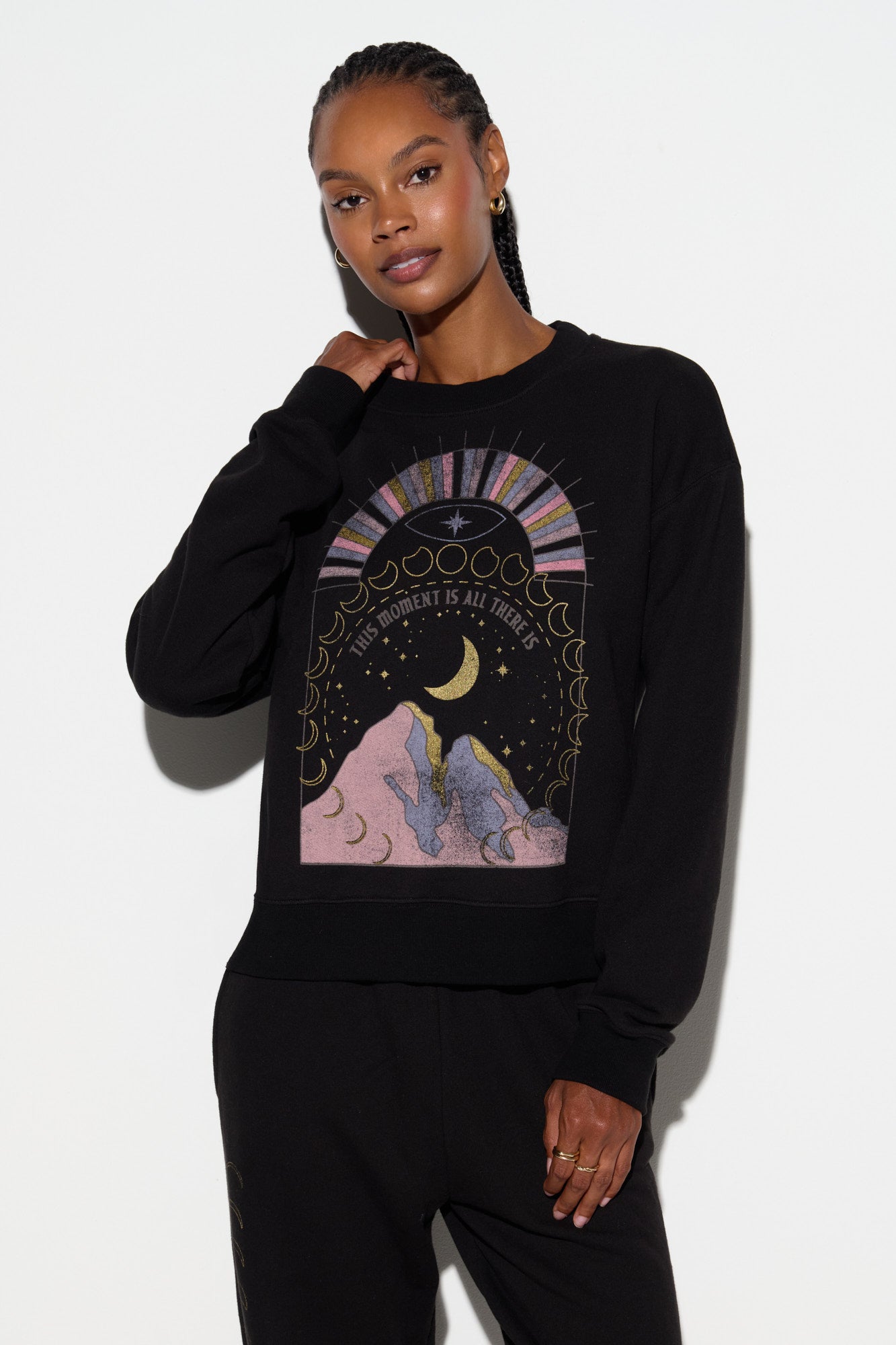 ミュージシャン GODONLYKNOWS SIGNATURE CREW NECK SWEAT This Moment Sublime Crew | Spiritual Gangster