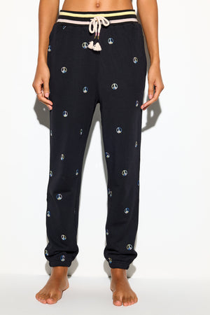 Peace Emblem Hudson Sweatpant
