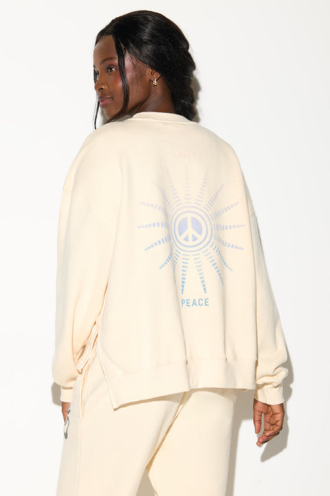 Emit Peace Bex High-Low Crew