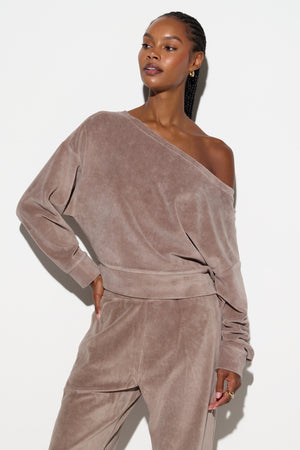 Velour Ava Sweatshirt