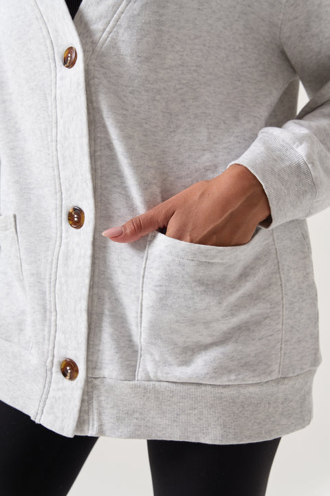 Woodley Fleece Cardigan
