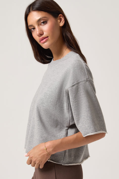 Mystic Emersyn Short Sleeve Sweatshirt