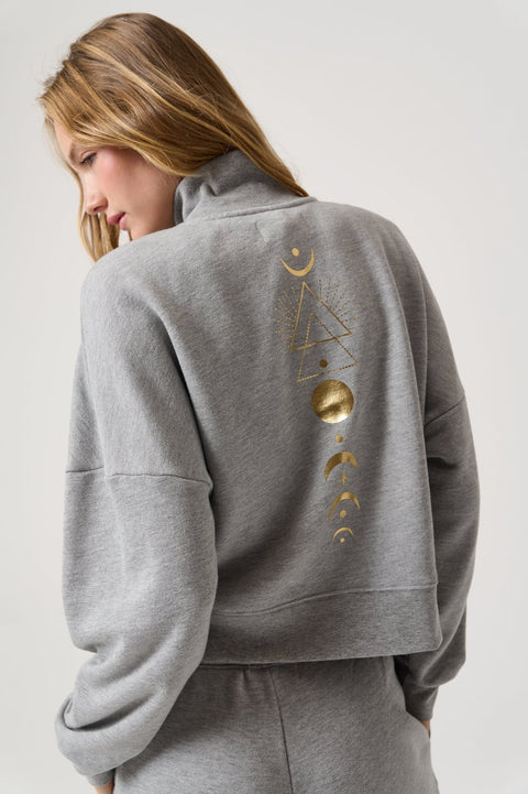 Sacred Phases Riley Half Zip Sweatshirt
