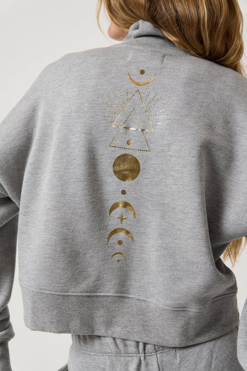 Sacred Phases Riley Half Zip Sweatshirt