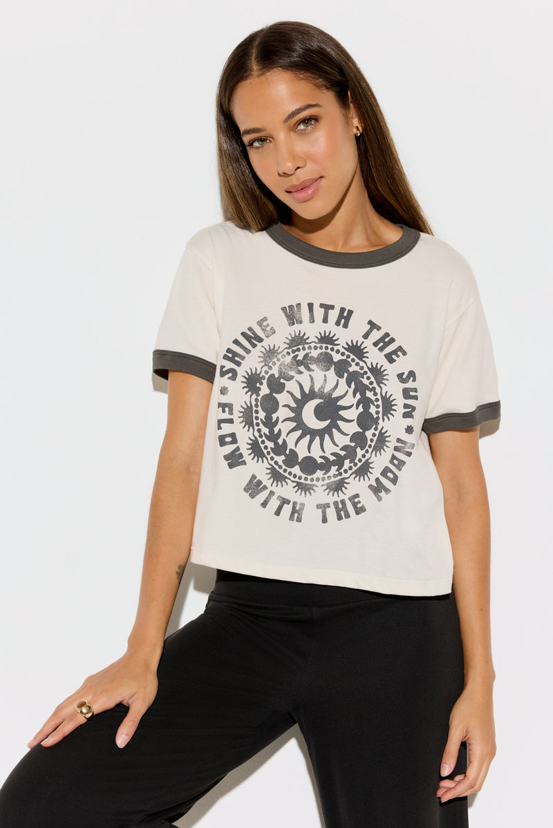 Melrose Short Sleeve Ringer Tee