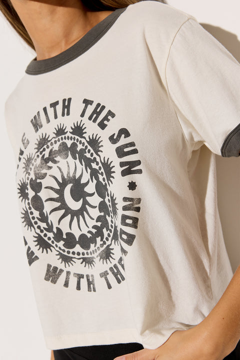 Melrose Short Sleeve Ringer Tee