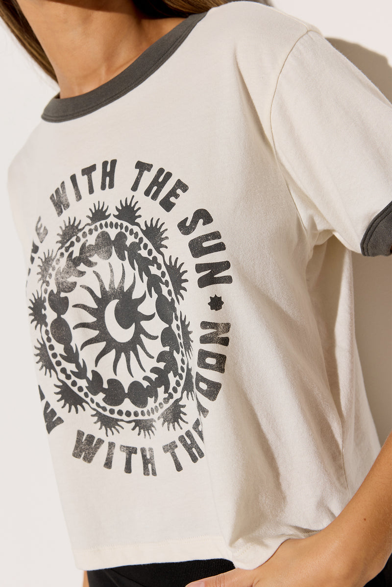 Melrose Short Sleeve Ringer Tee
