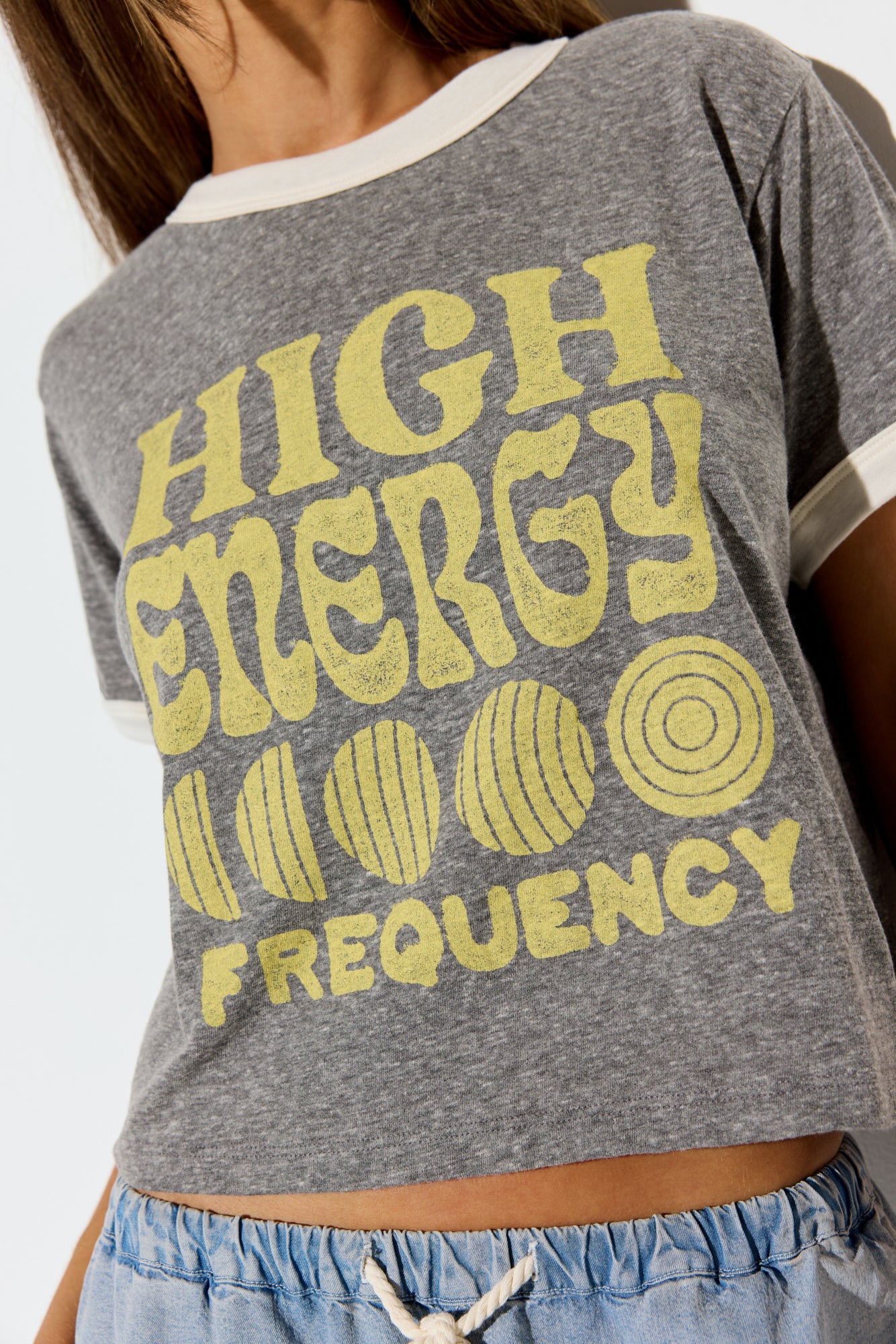 High Energy Melrose Ringer Tee | Spiritual Gangster