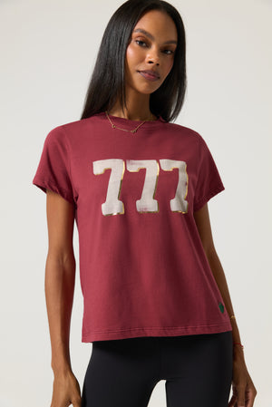 777 Lila Short Sleeve Tee