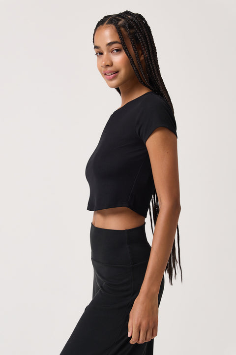 Zen Rib Noa Crop Tee