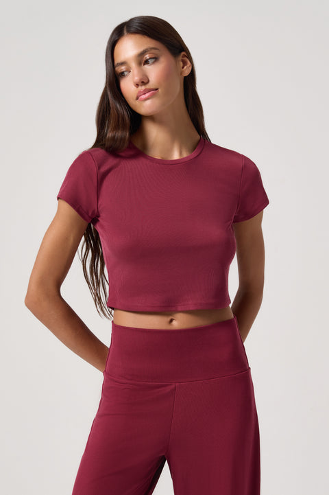 Zen Rib Noa Crop Tee