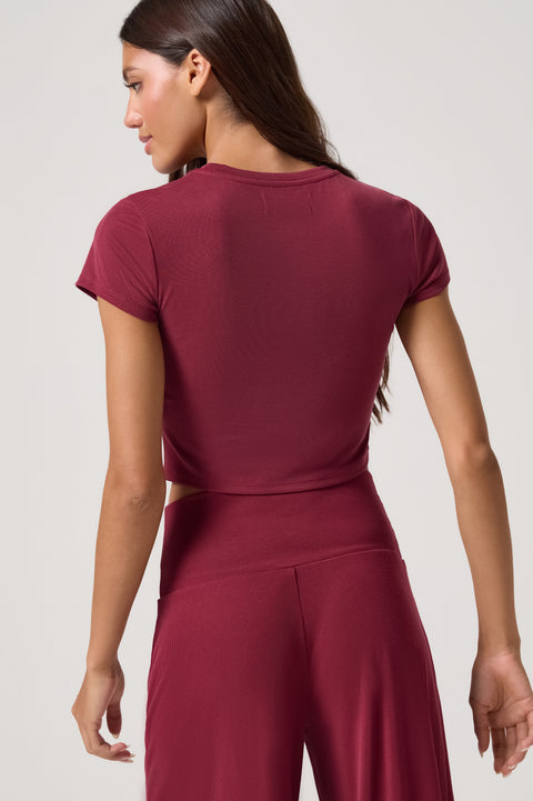 Zen Rib Noa Crop Tee